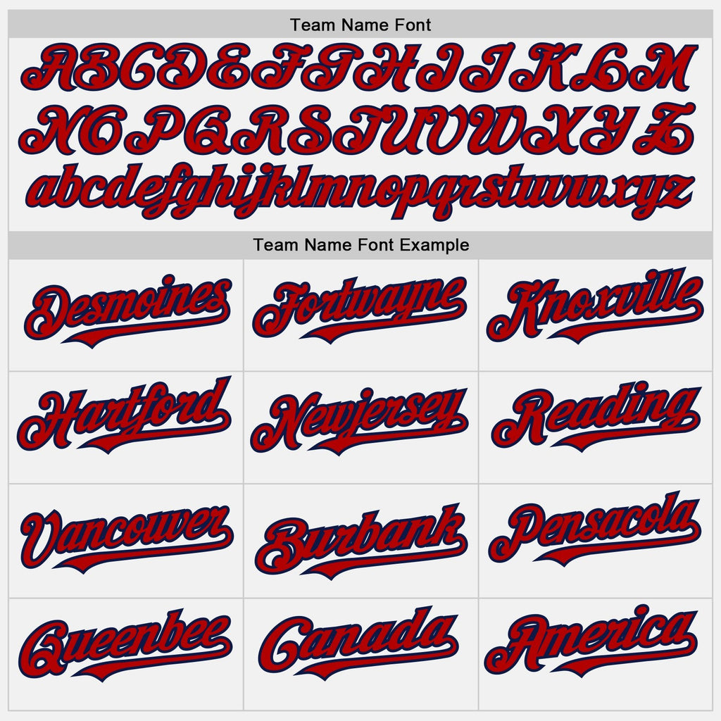 Custom White Navy Pinstripe Red Two-Button Unisex Softball Jersey photo 2