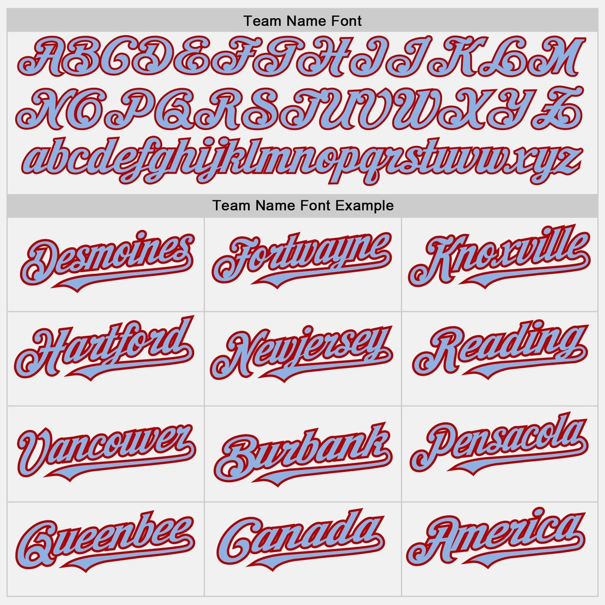 Custom White Red Pinstripe Light Blue Two-Button Unisex Softball Jersey photo 3
