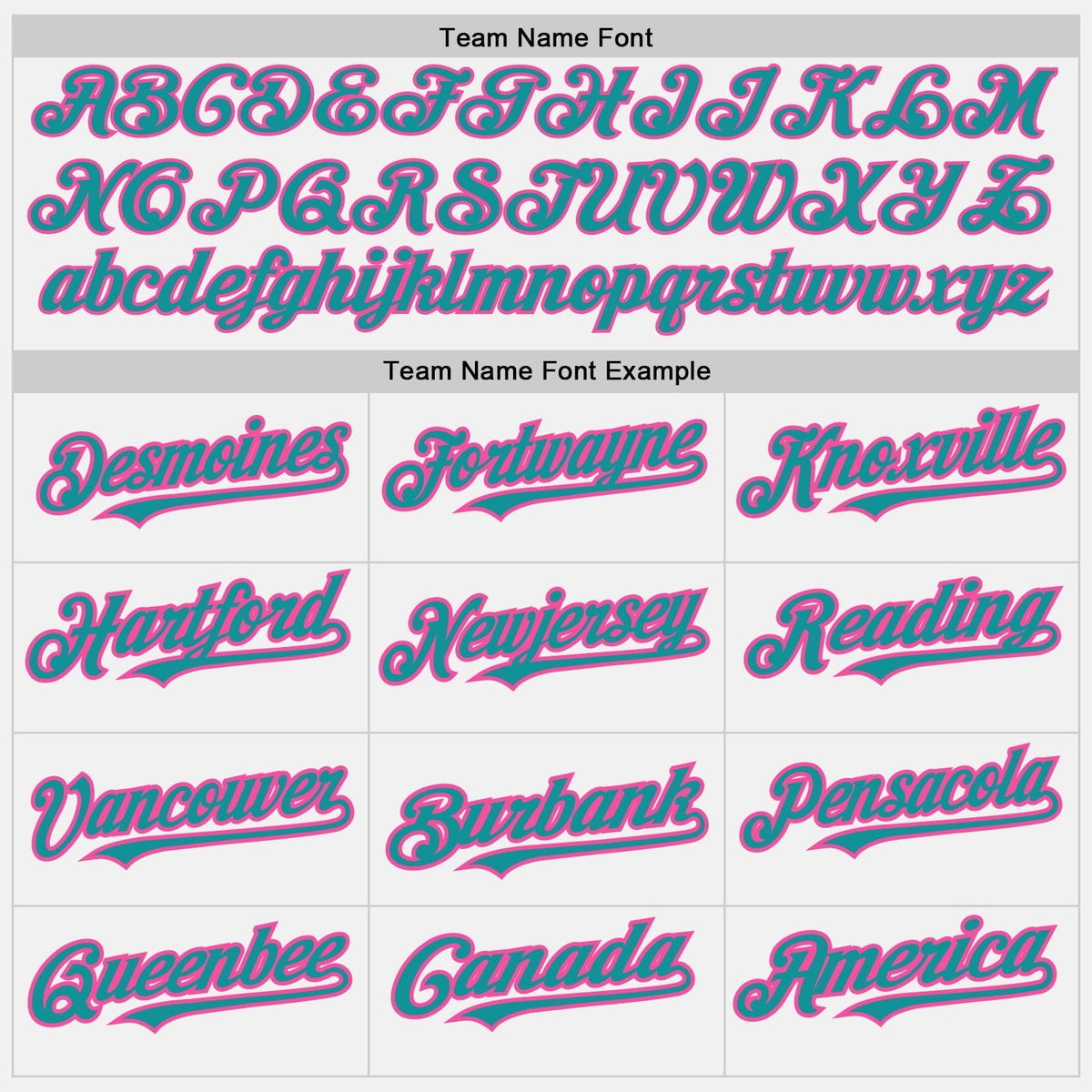 Custom White Pink Pinstripe Teal Two-Button Unisex Softball Jersey photo 3
