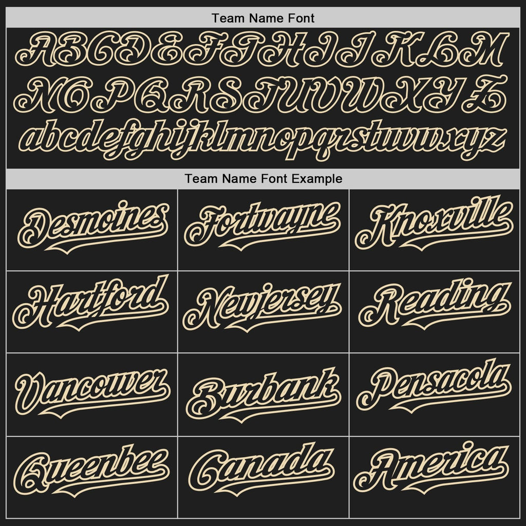 Custom Black Cream Pinstripe Cream Two-Button Unisex Softball Jersey photo 4