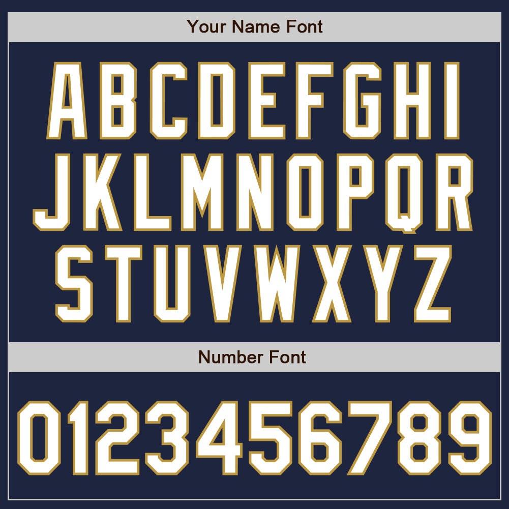 Custom Navy Old Gold Pinstripe White Two-Button Unisex Softball Jersey photo 5