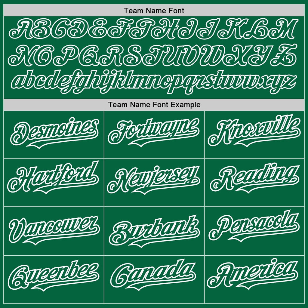 Custom Kelly Green White Pinstripe White Two-Button Unisex Softball Jersey photo 3
