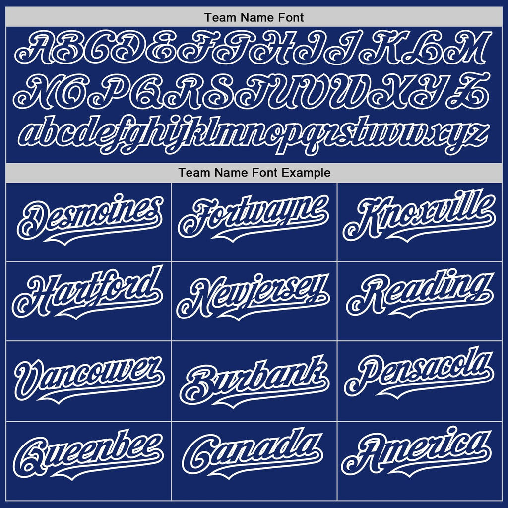 Custom Royal White Pinstripe White Two-Button Unisex Softball Jersey photo 4