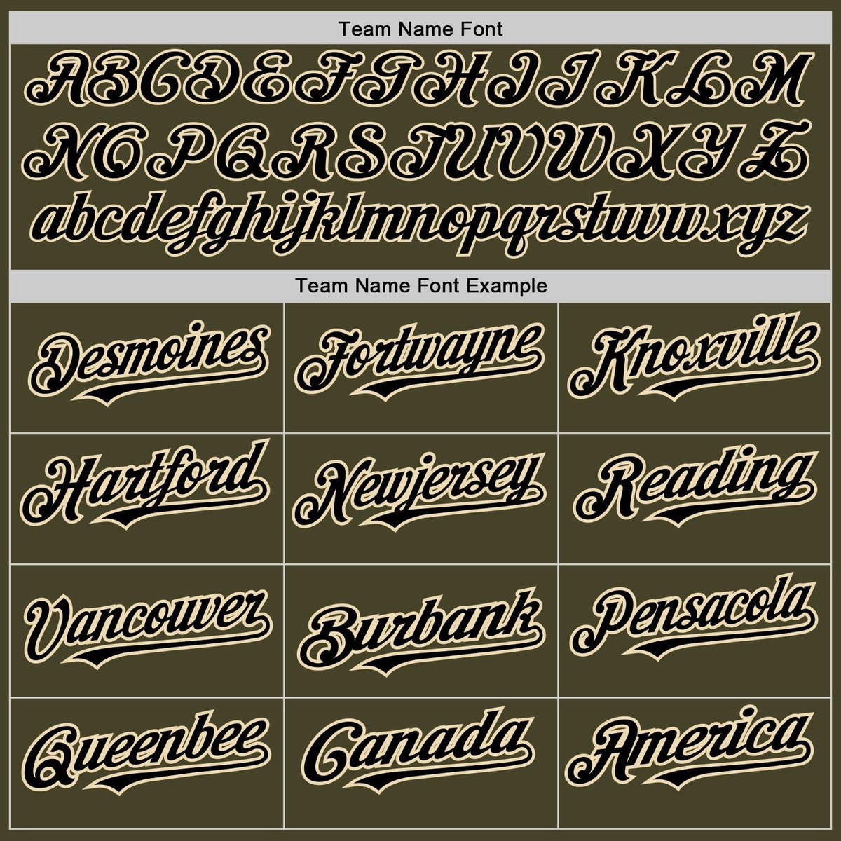 Custom Olive Black Pinstripe Cream Salute To Service Two-Button Unisex Softball Jersey photo 3