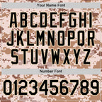 Custom Camo Black-Cream Salute To Service Two-Button Unisex Softball Jersey photo 4