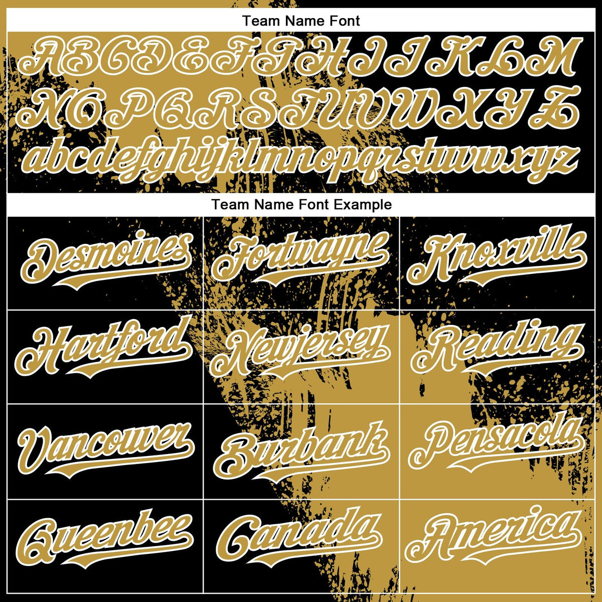 Custom Old Gold Black-White 3D Pattern Abstract Brush Stroke Two-Button Unisex Softball Jersey photo 4