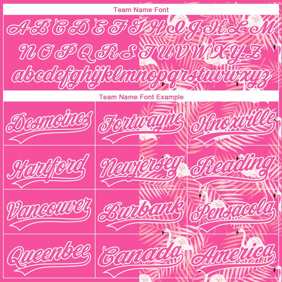 Custom Pink White 3D Pattern Tropical Palm Leaves And Famingo Two-Button Unisex Softball Jersey photo 4