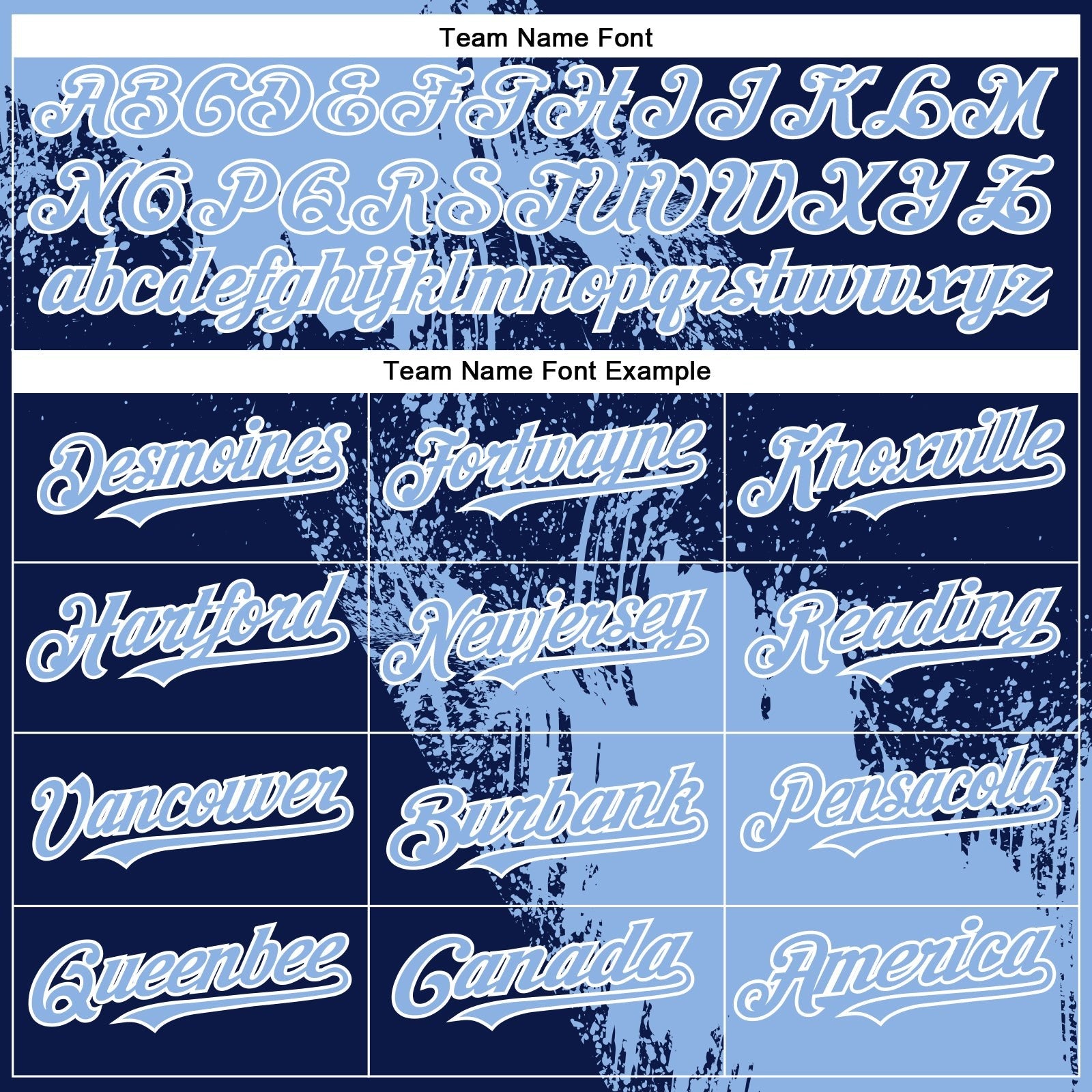 Custom Light Blue Navy-White 3D Pattern Abstract Brush Stroke Two-Button Unisex Softball Jersey photo 4