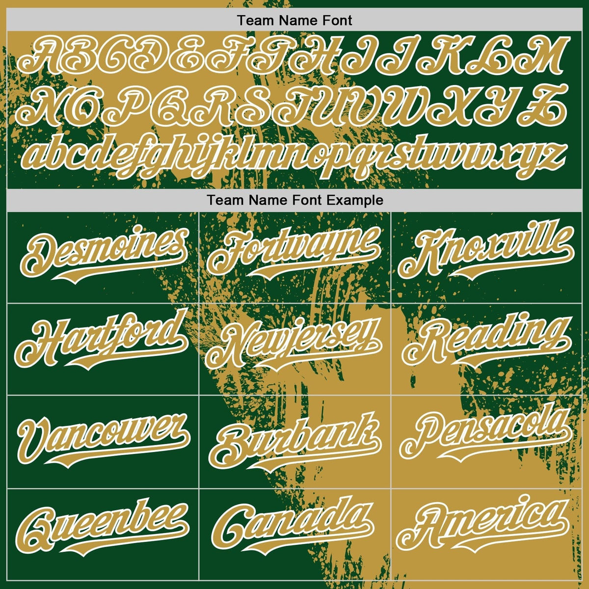 Custom Old Gold Green-White 3D Pattern Abstract Brush Stroke Two-Button Unisex Softball Jersey photo 3
