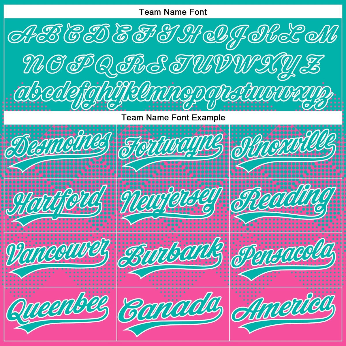 Custom Aqua Pink-White 3D Gradient Square Shape Two-Button Unisex Softball Jersey photo 3