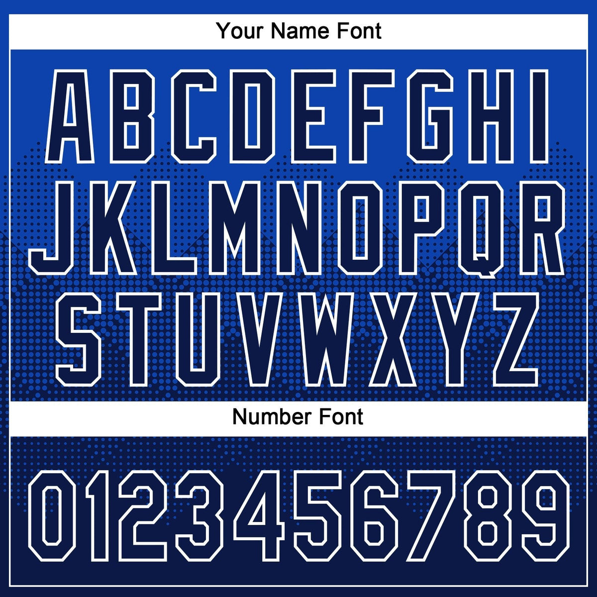 Custom Thunder Blue Navy-White 3D Gradient Square Shape Two-Button Unisex Softball Jersey photo 4