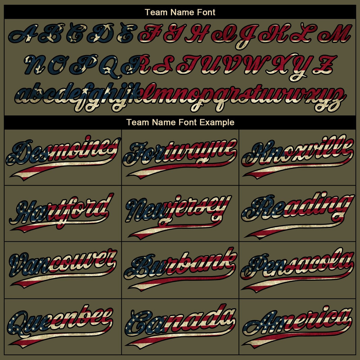 Custom Olive Black Pinstripe Vintage USA Flag Salute To Service Camo Raglan Sleeves Two-Button Unisex Softball Jersey photo 4