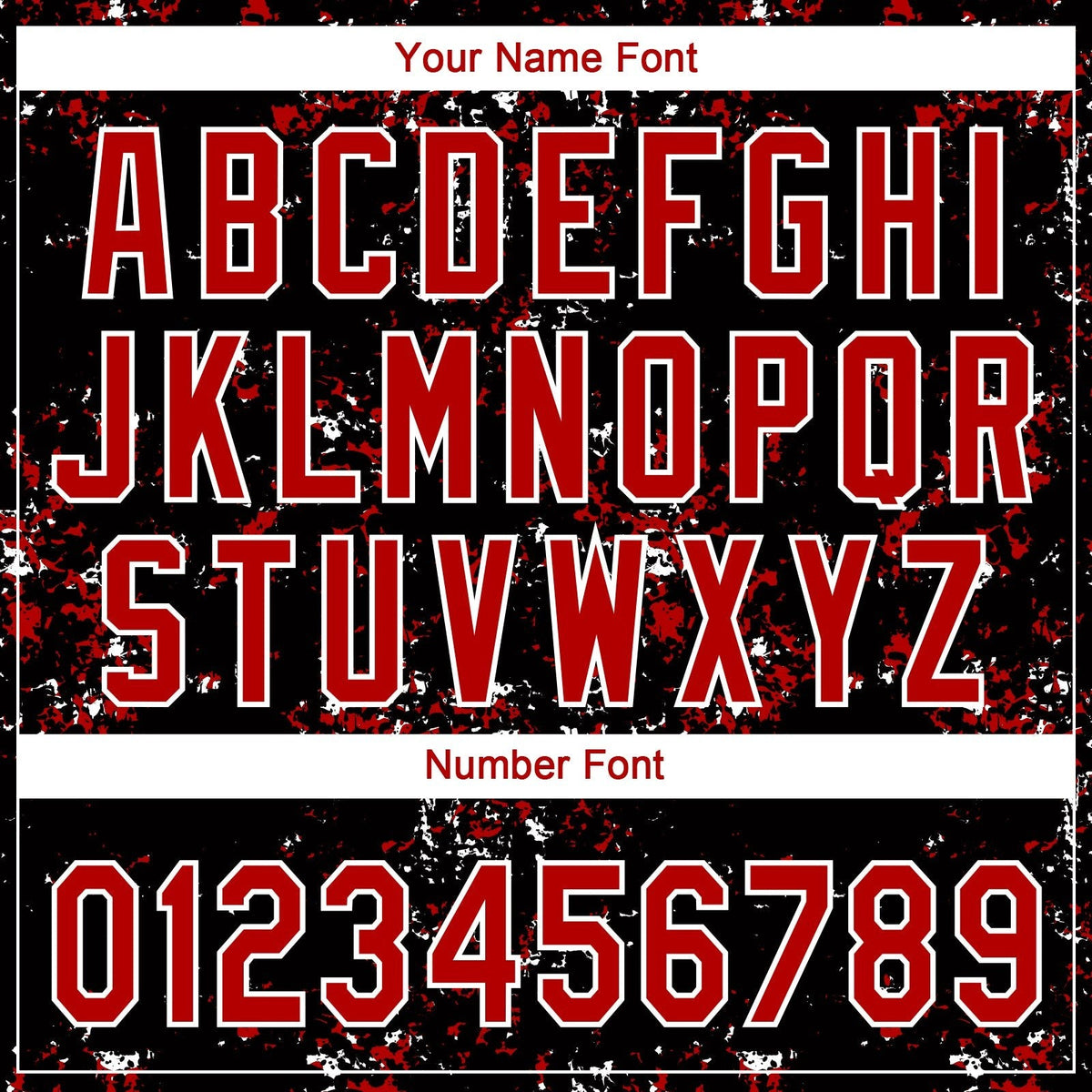 Custom Black Red-White Abstract Shattered Paint Splatter Two-Button Unisex Softball Jersey photo 4