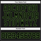 Custom Stitched White Black-Neon Green Split Fashion Sports Pullover Sweatshirt Hoodie photo 4
