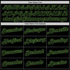 Custom Stitched White Black-Neon Green Split Fashion Sports Pullover Sweatshirt Hoodie photo 5
