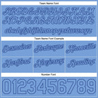 Custom White Light Blue-Royal Authentic Throwback Split Fashion Basketball Shorts photo 2