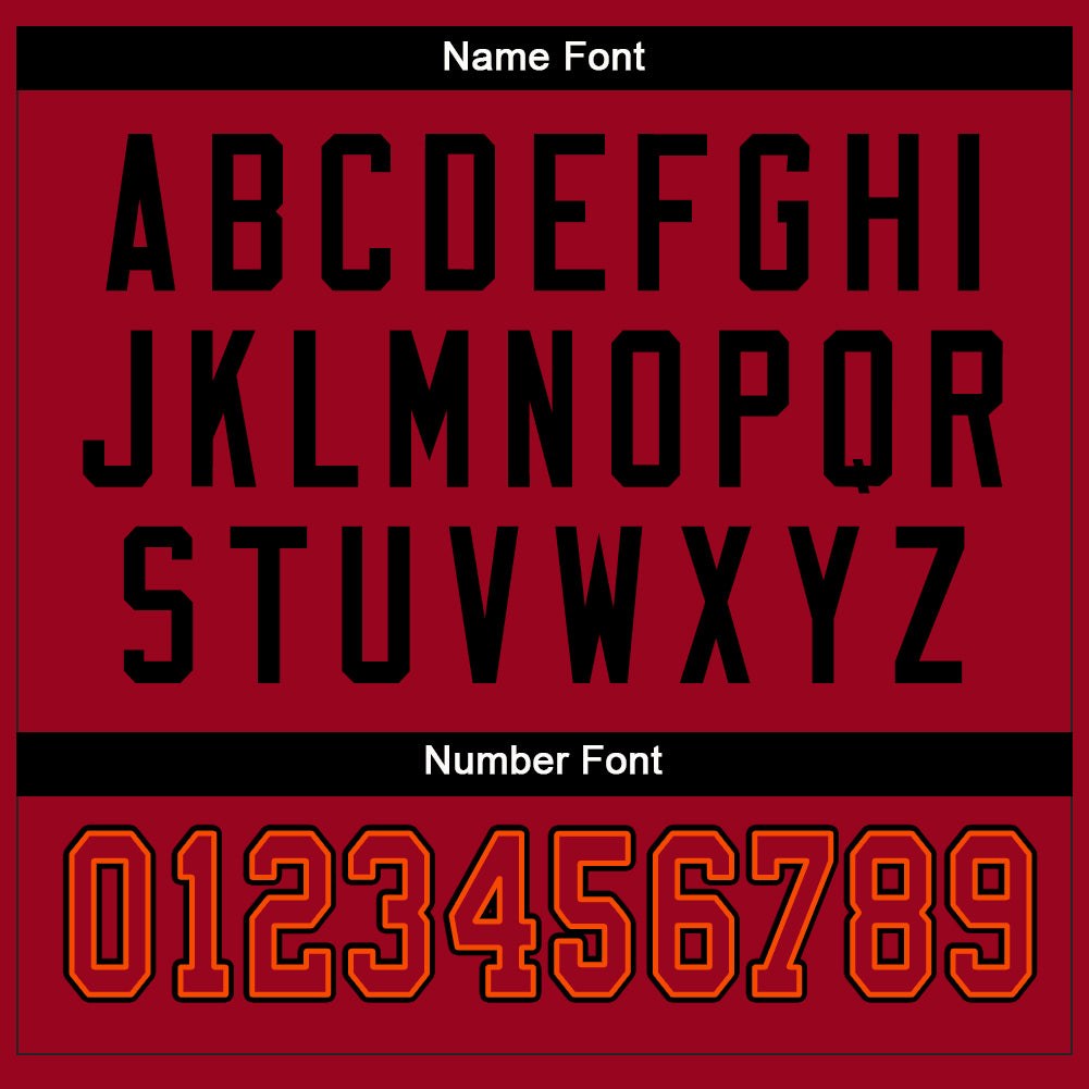 Custom White Red-Black Split Fashion Football Jersey photo 3