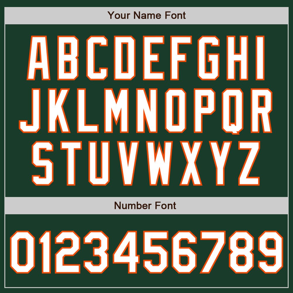 Custom Green White-Orange Split Ripped Pattern Baseball Pullover Sweatshirt Hoodie photo 5