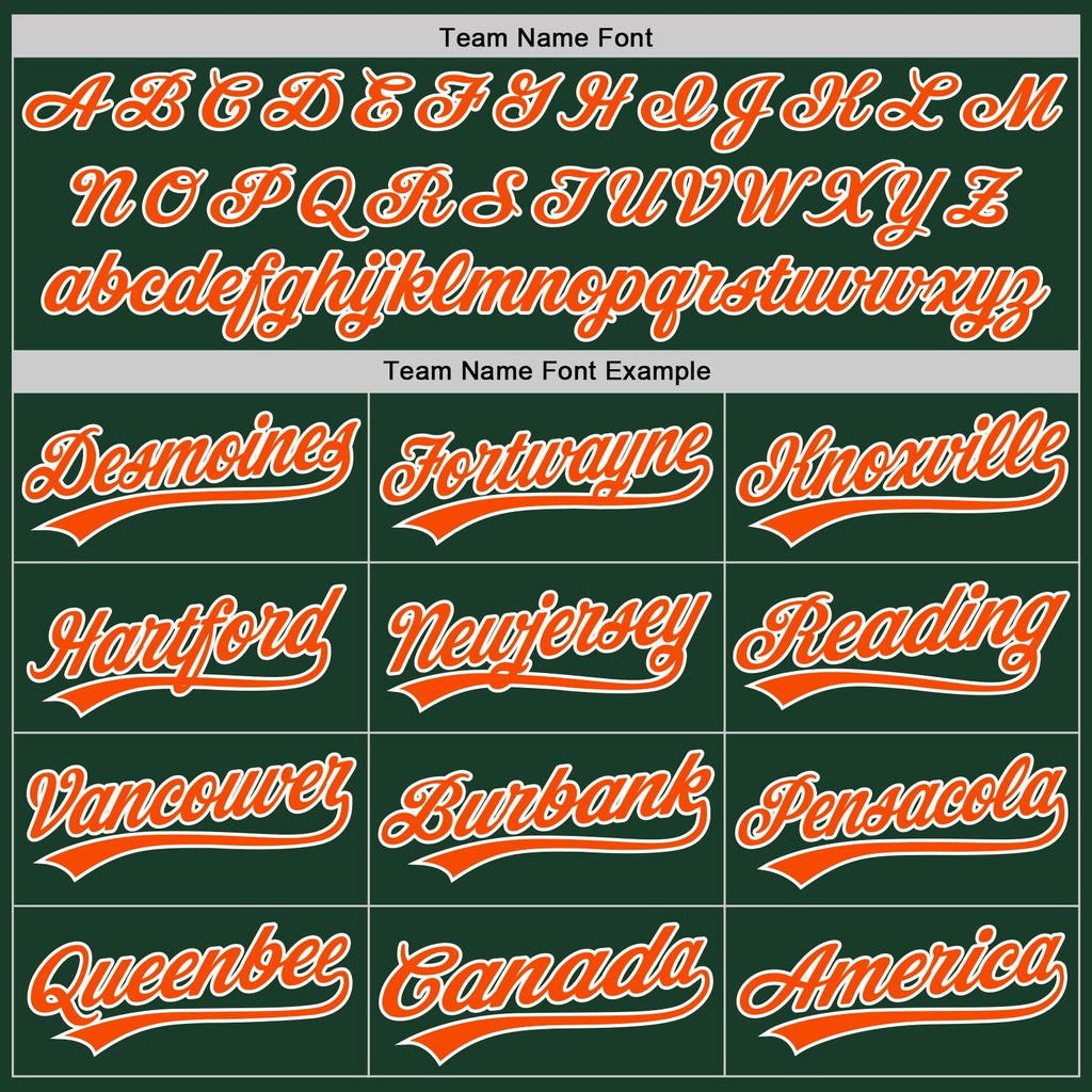Custom Green Orange-White Split Ripped Pattern Baseball Pullover Sweatshirt Hoodie photo 4