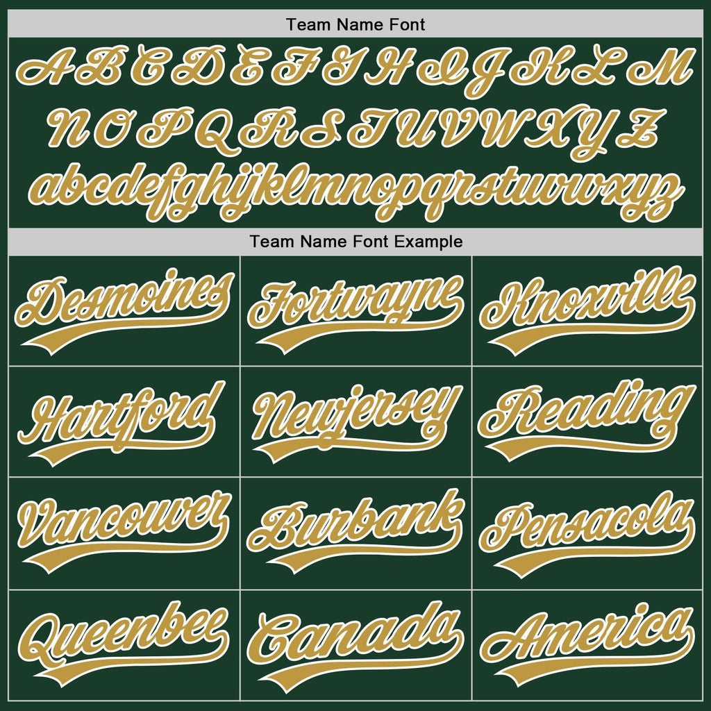 Custom Green Old Gold-White Split Ripped Pattern Baseball Pullover Sweatshirt Hoodie photo 4