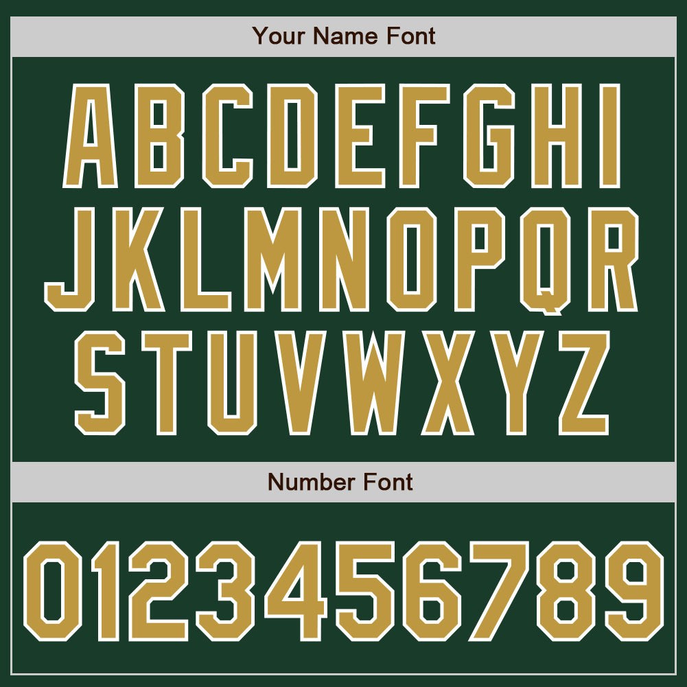 Custom Green Old Gold-White Split Ripped Pattern Baseball Pullover Sweatshirt Hoodie photo 5