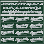 Custom Green Gray-White Split Ripped Pattern Baseball Pullover Sweatshirt Hoodie photo 4