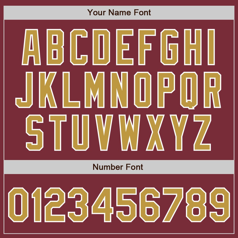 Custom Burgundy Old Gold-White Split Ripped Pattern Baseball Pullover Sweatshirt Hoodie photo 5