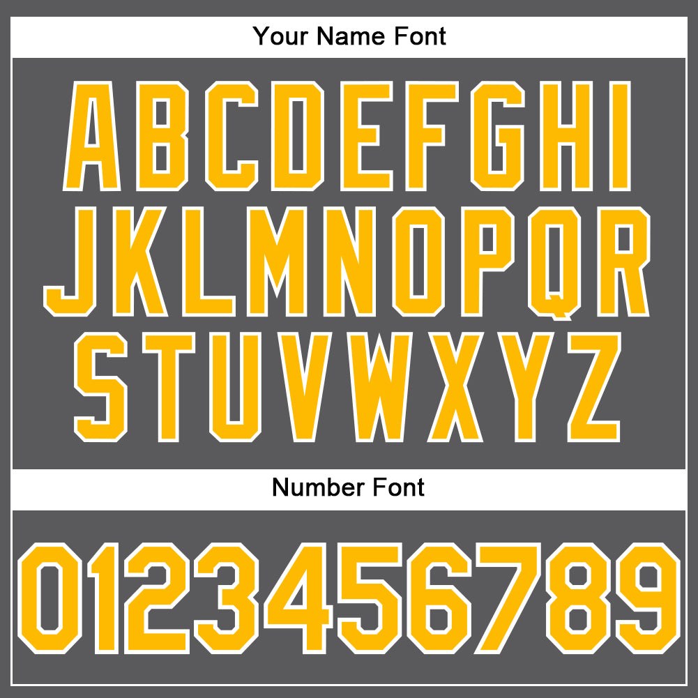 Custom Steel Gray Gold-White Performance T-Shirt photo 3
