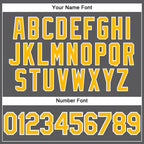 Custom Steel Gray Gold-White Performance T-Shirt photo 3