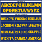 Custom Royal Gold Fleece Jogger Sweatpants photo 2