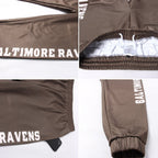 Custom Olive Cream Fleece Salute To Service Jogger Sweatpants photo 3