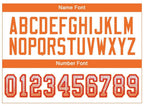 Custom White Orange-Red Drift Fashion Football Jersey photo 3