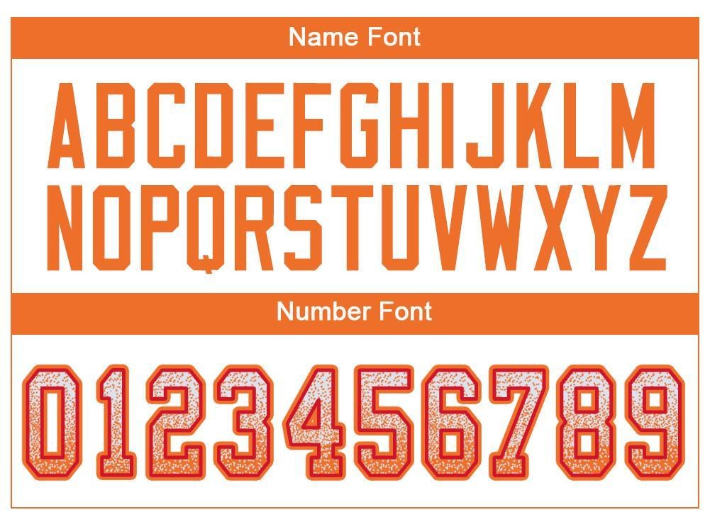 Custom White Orange-Red Drift Fashion Football Jersey photo 3