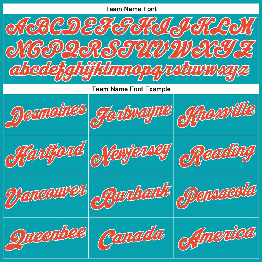 Custom Teal White Pinstripe Orange-White Authentic Basketball Jersey photo 2