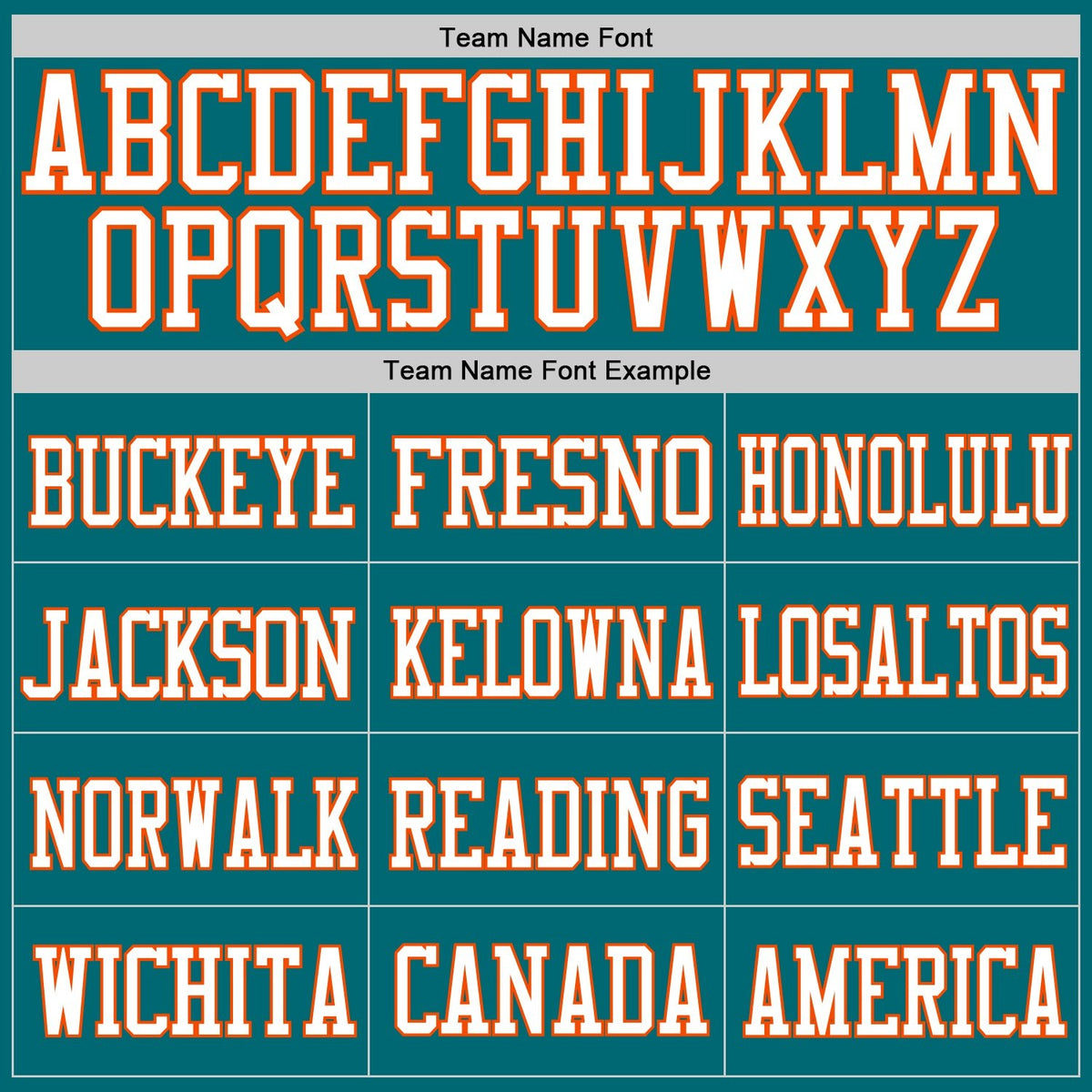 Custom Teal Orange-White Mesh Authentic Football Jersey photo 2