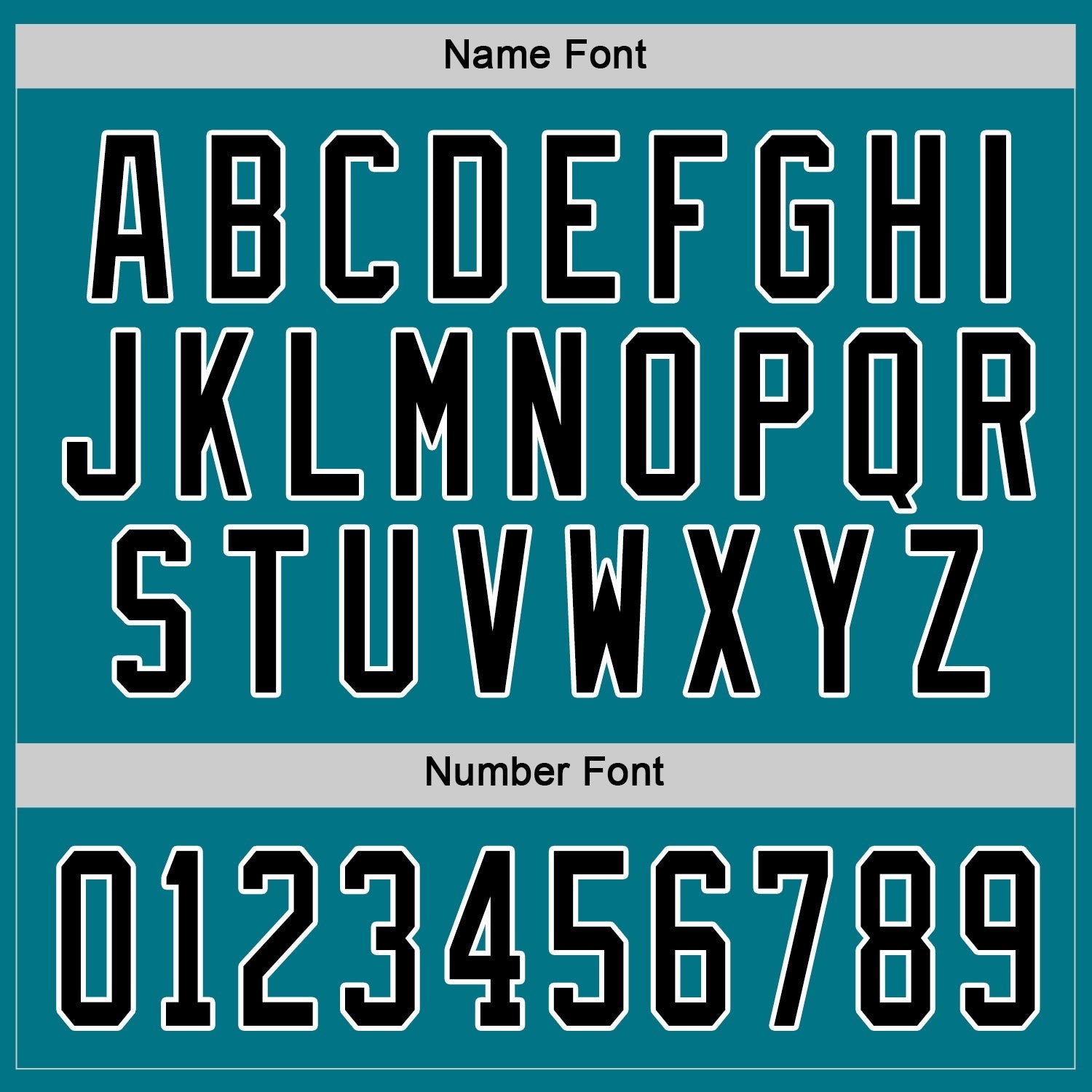Custom Teal Black-White Hockey Jersey photo 3