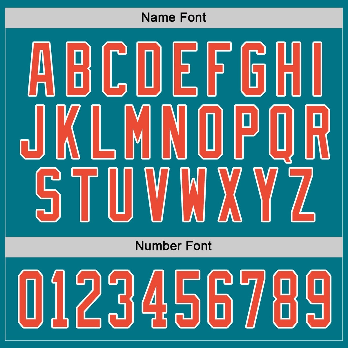 Custom Teal Orange-White Hockey Jersey photo 3