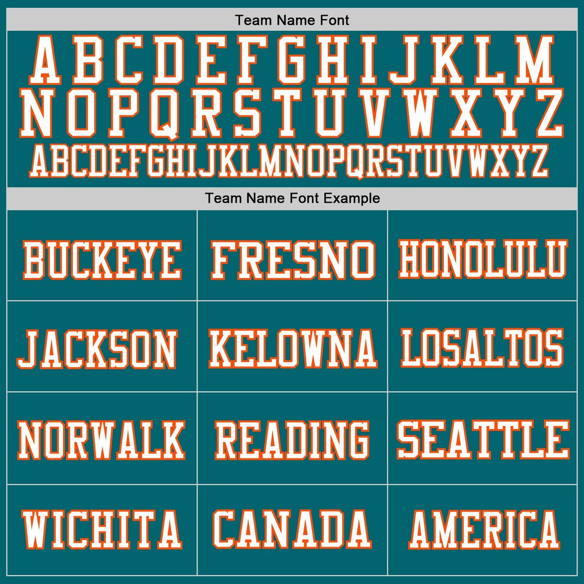 Custom Teal White-Orange Mesh Authentic Football Jersey photo 2