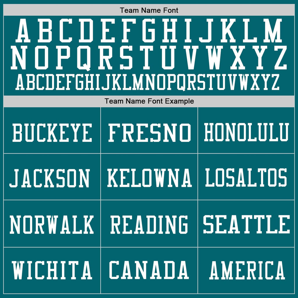 Custom Teal White Mesh Authentic Football Jersey photo 2