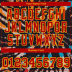 Custom Tie Dye Red-Gold 3D Performance T-Shirt photo 2