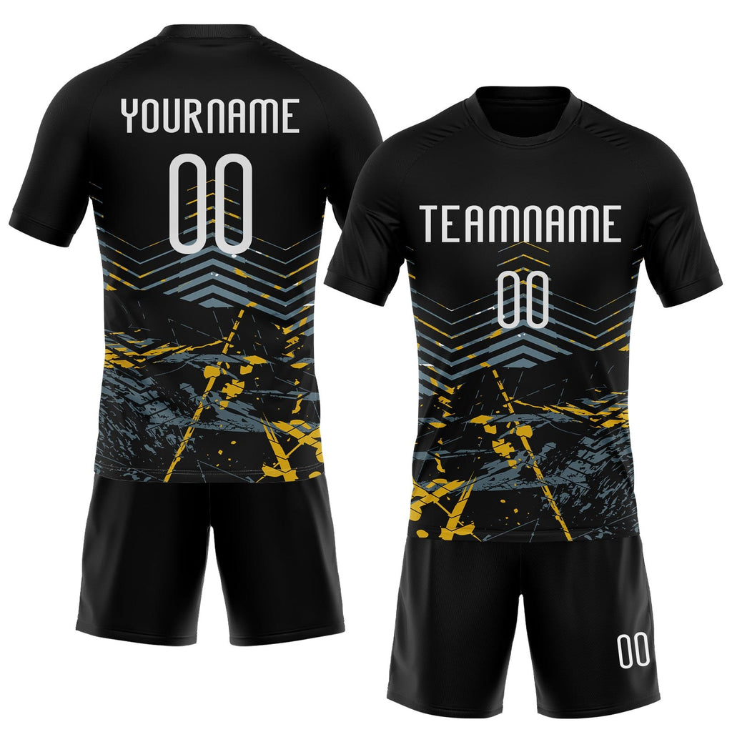 Custom Black White Splash Sublimation Volleyball Uniform Jersey photo 2