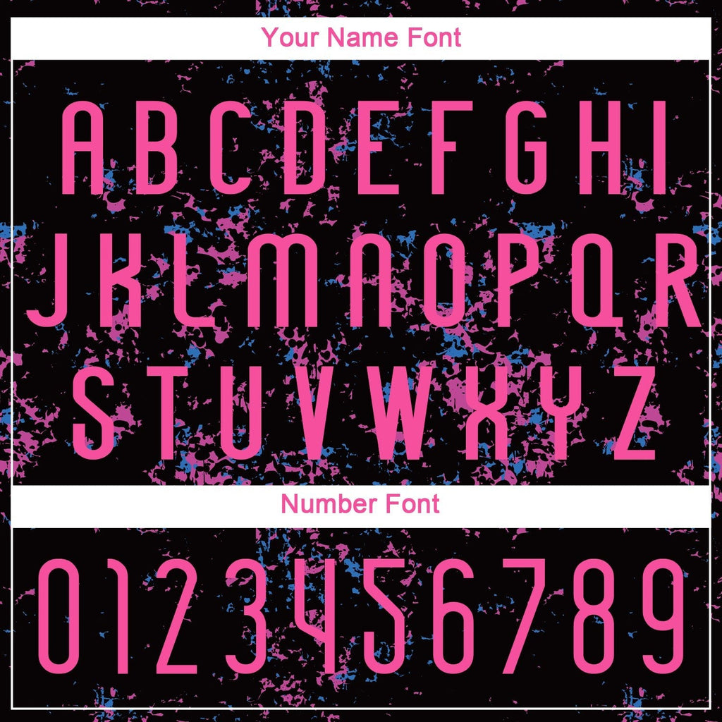 Custom Black Pink-Light Blue Abstract Fragment Art Sublimation Volleyball Uniform Jersey photo 6