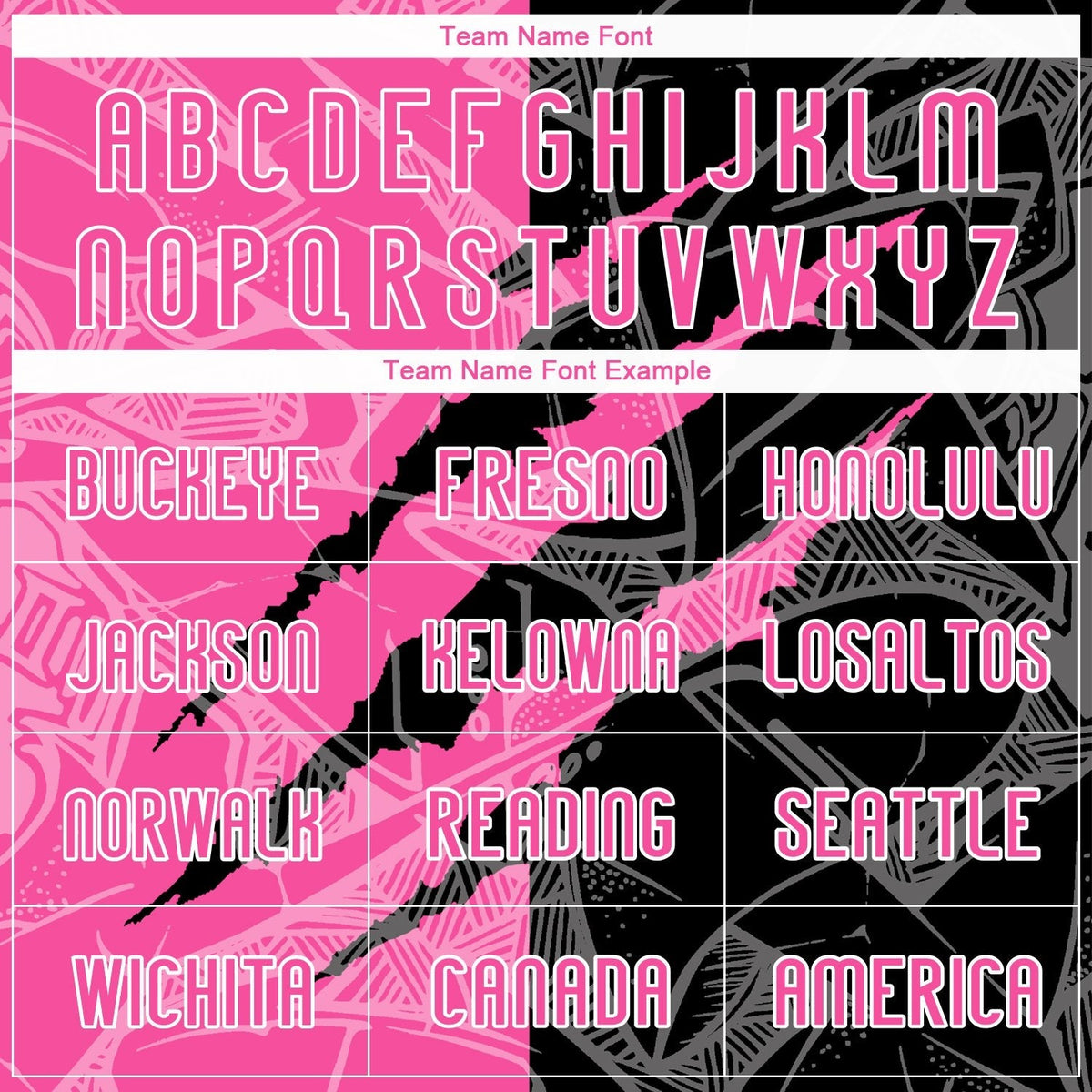 Custom Graffiti Pattern Pink-Black Scratch Sublimation Volleyball Uniform Jersey photo 5