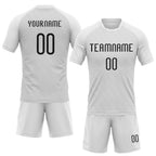Custom White Black Geometric Shape Sublimation Volleyball Uniform Jersey photo 2