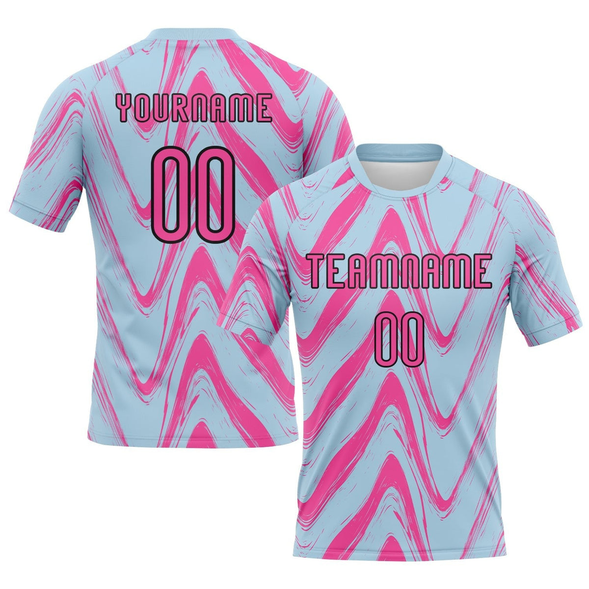 build black light blue volleyball pink jersey sublimation volleyball uniform volleyball0103