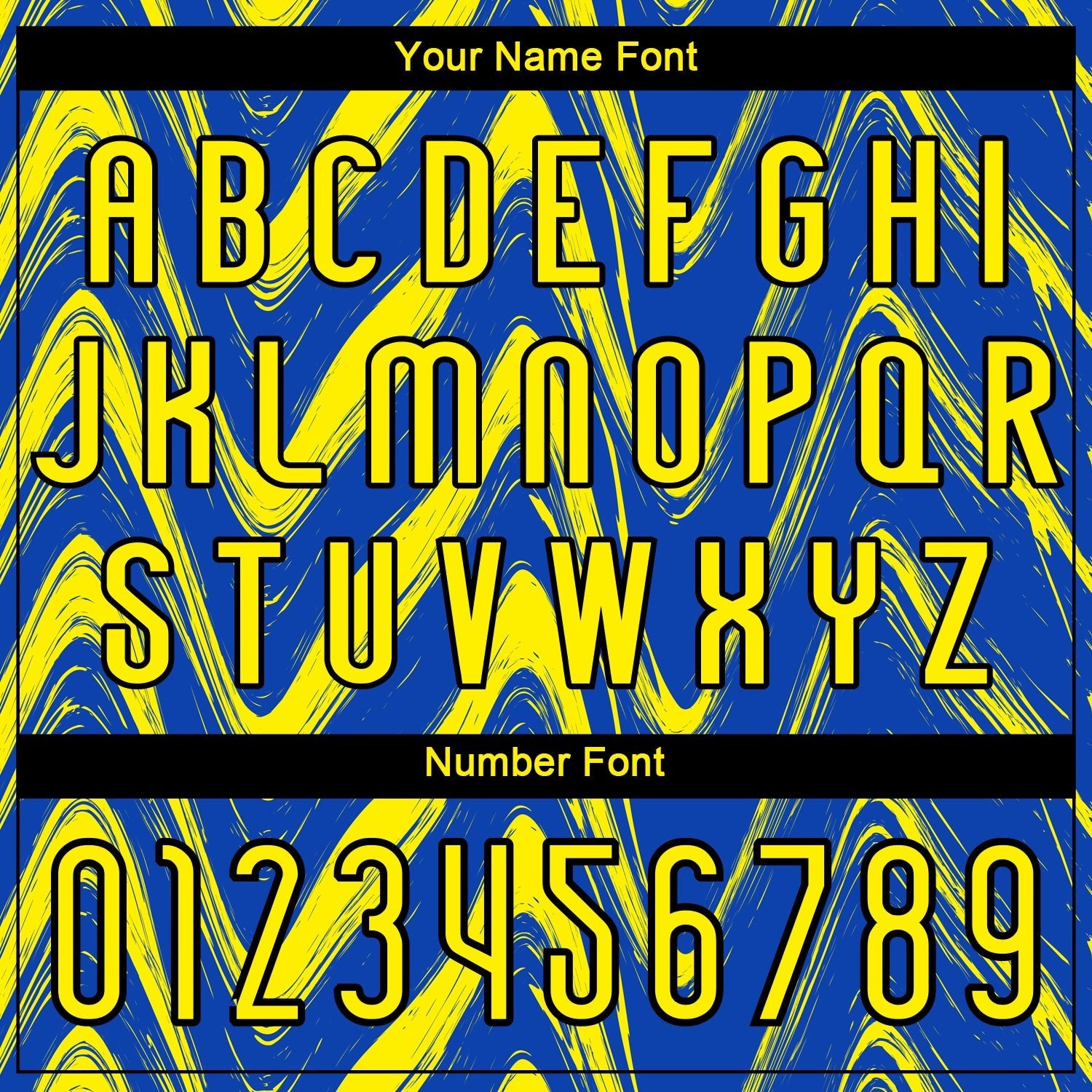 Custom Thunder Blue Light Yellow-Black Fluid Sublimation Volleyball Uniform Jersey photo 5