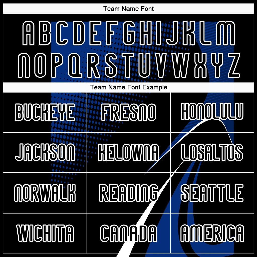 Custom Black Thunder Blue-White Lines And Dots Sublimation Volleyball Uniform Jersey photo 5