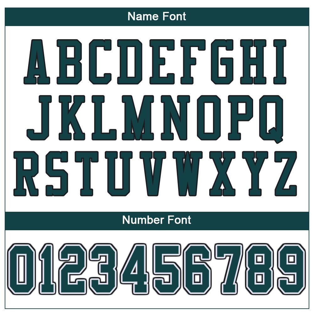 Custom White Midnight Green-Black Mesh Authentic Football Jersey photo 4