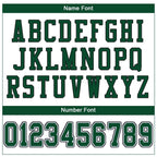 Custom White Grass Green-Black Mesh Authentic Football Jersey photo 4