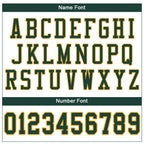 Custom White Green-Gold Mesh Authentic Football Jersey photo 4